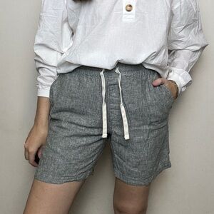 Banana Republic - size s linen blend easy shorts
